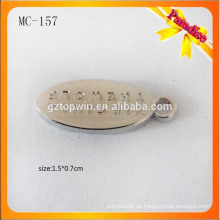 MC157 Art- und Weisemetall-ovaler Schmucksache-Umbau-Metall prägeartiges Armband-leeres Namensschild